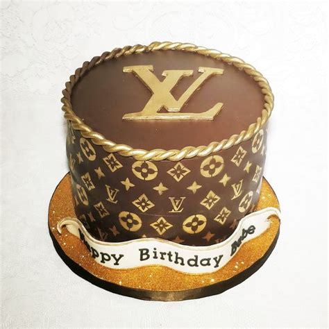 lv design cake|lv birthday cake.